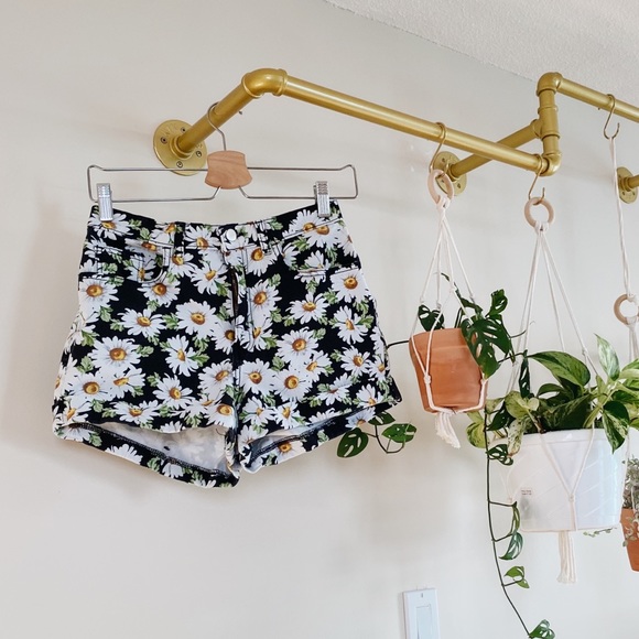 American Apparel Pants - American Apparel Daisy High Waisted Shorts